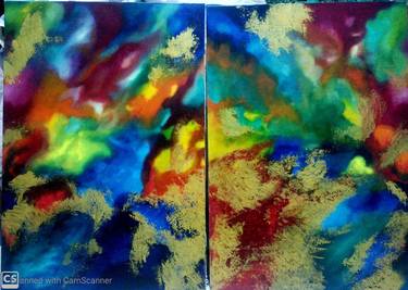 Print of Abstract Expressionism Abstract Paintings by Menna Adel