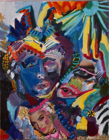 Print of Figurative Abstract Collage by Dana Blickensderfer