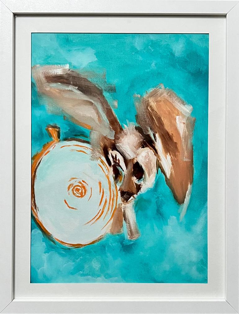 Original Abstract Animal Painting by Bianca Neagu
