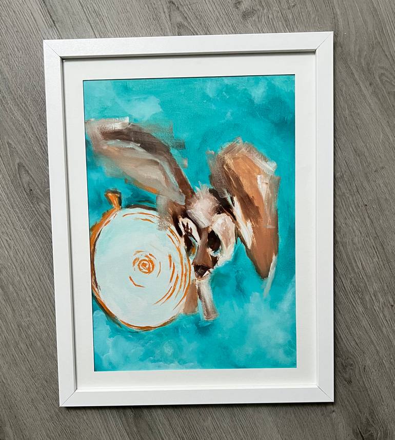 Original Abstract Animal Painting by Bianca Neagu
