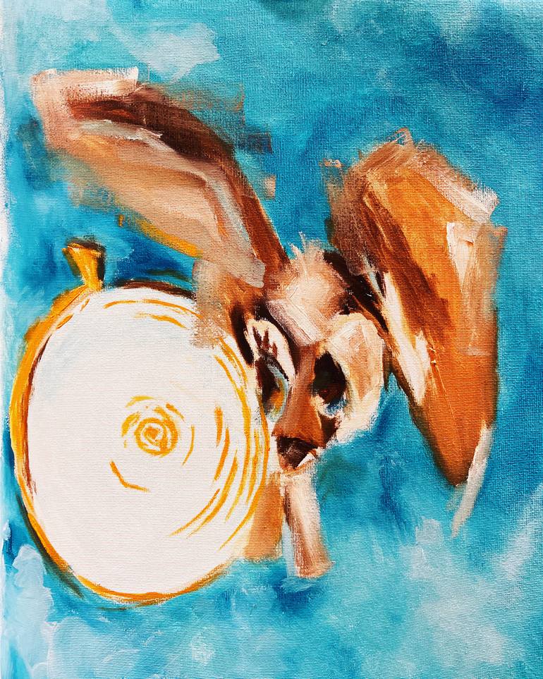 Original Abstract Animal Painting by Bianca Neagu