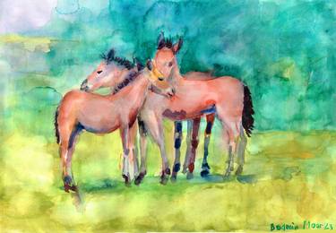 Original Expressionism Animal Paintings by margo ozog