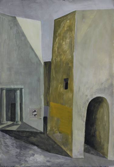 Print of Figurative Architecture Paintings by Karyna Synytsia