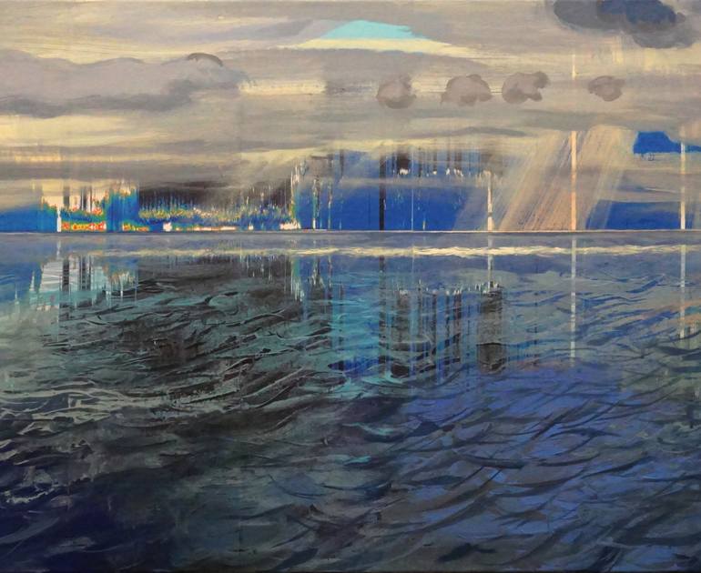 Original Modern Seascape Painting by Lionel Playford Artist