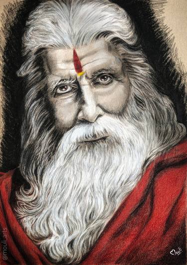 HyperRealistic Drawing of Amitabh Bachchan thumb