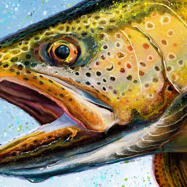 Mountain Streams Brown Trout - Limited Edition of 100 thumb