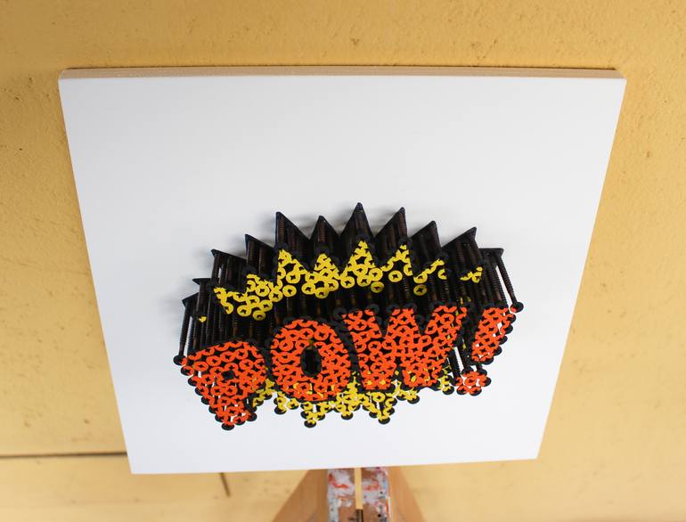 Original Art Deco Comics Sculpture by Alessandro Padovan