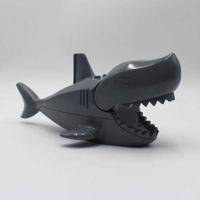 SHARK LEGO (GREY) - Print
