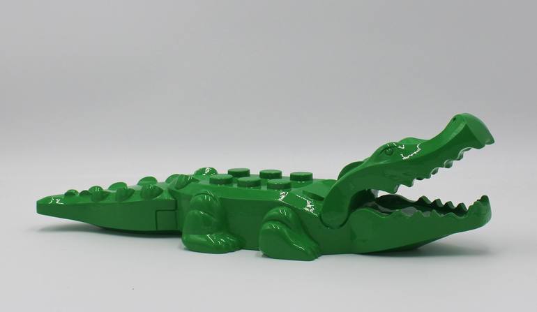 CROCODILE LEGO (GREEN) - Print