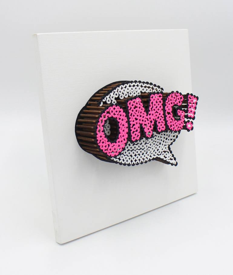 Original Pop Art Comics Sculpture by Alessandro Padovan