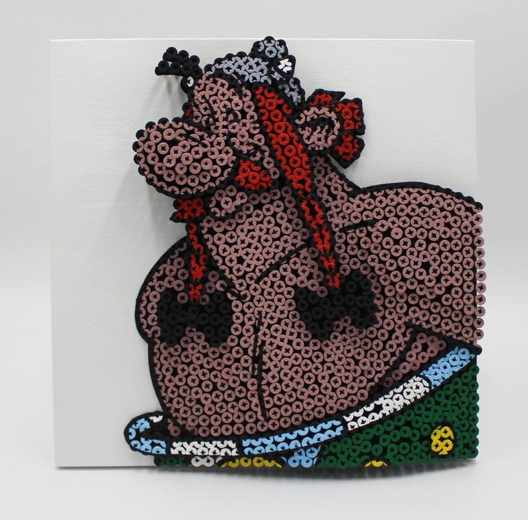 Original Pop Art Cartoon Sculpture by Alessandro Padovan