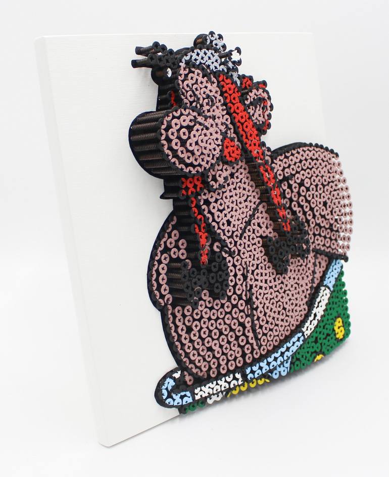 Original Pop Art Cartoon Sculpture by ALESSANDRO PADOVAN