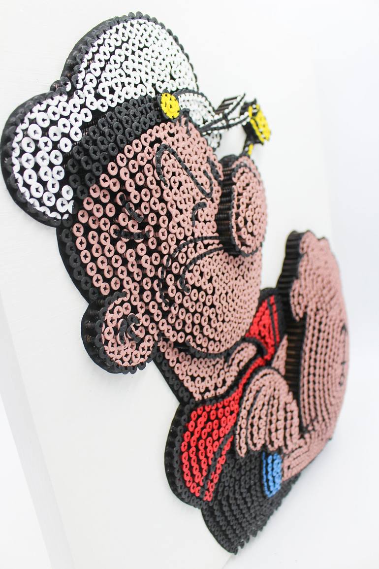 Original Pop Art Cartoon Sculpture by ALESSANDRO PADOVAN