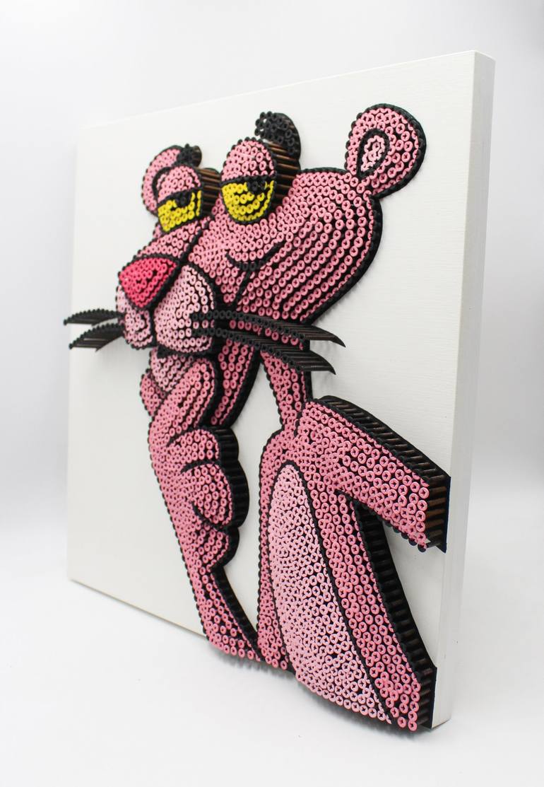 PINK PANTHER Sculpture by ALESSANDRO PADOVAN | Saatchi Art