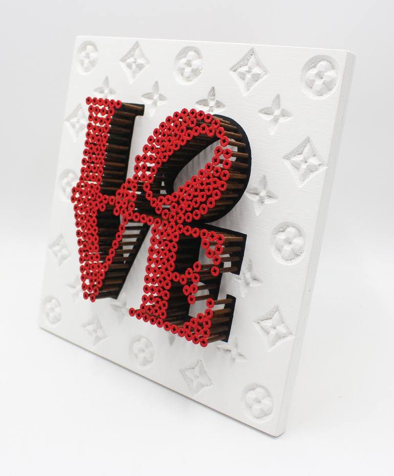 Original 3d Sculpture Love Sculpture by ALESSANDRO PADOVAN