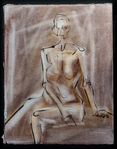 Original Figurative Nude Drawings by James Shambhu