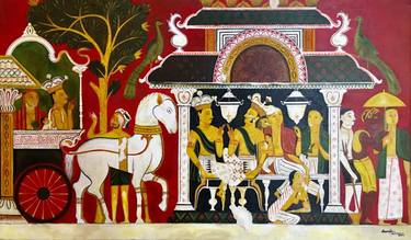 Original Culture Paintings by Anuradha wijeyagunawardhana