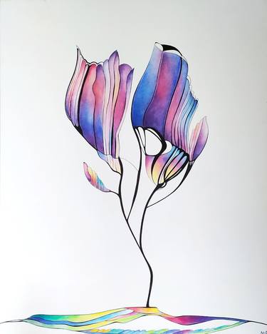 Original Floral Paintings by Maryna Yarmishko