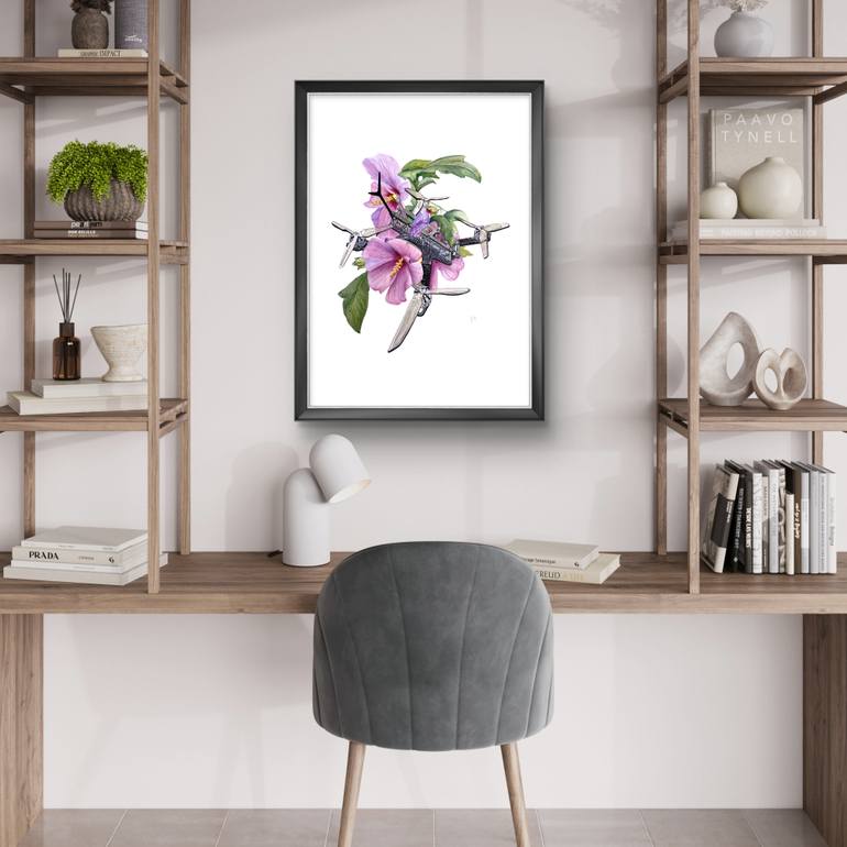 Original Photorealism Nature Painting by Viktoriia Kolesnykova