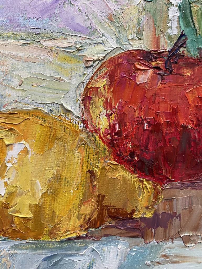 Original Modernism Nature Painting by Viktoriia Kolesnykova