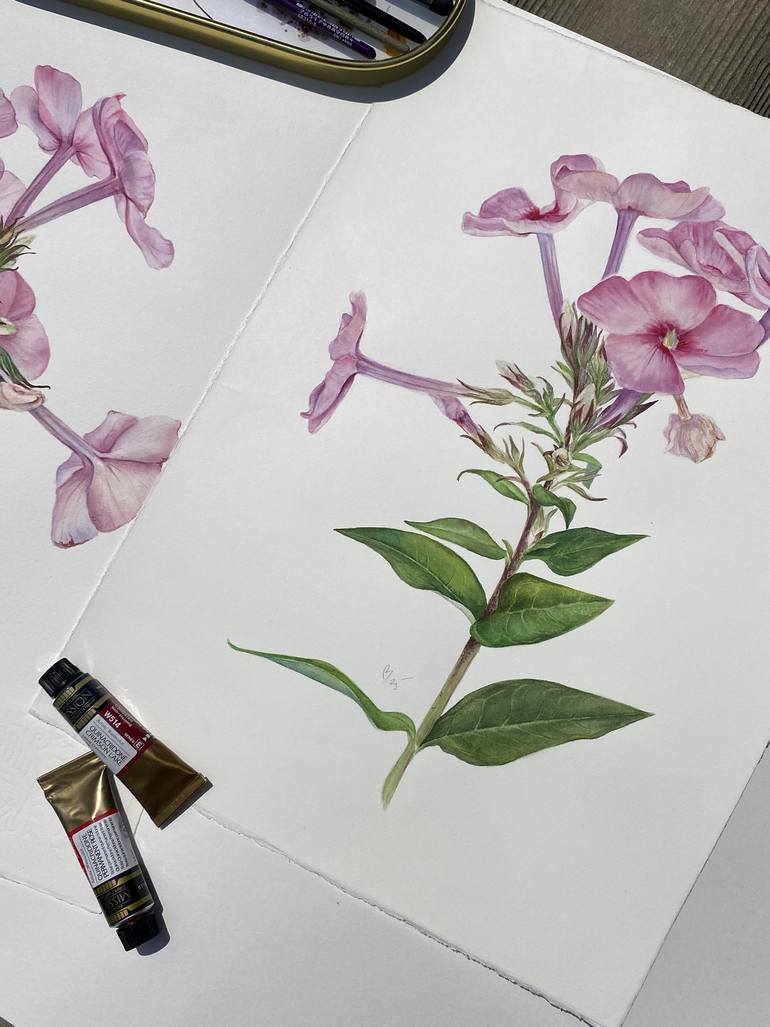 Original Photorealism Nature Painting by Viktoriia Kolesnykova