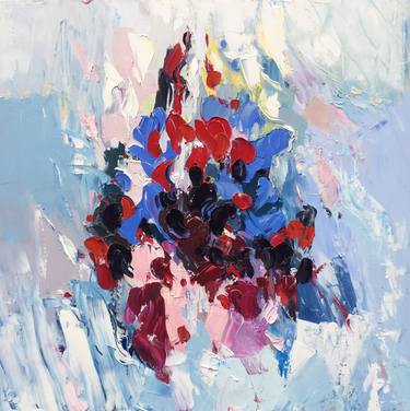 Original Impressionism Abstract Paintings by Anastasia Stragis