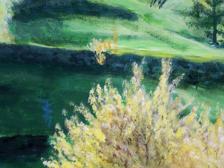 Original Contemporary Landscape Painting by ROCHETTE MARYSE
