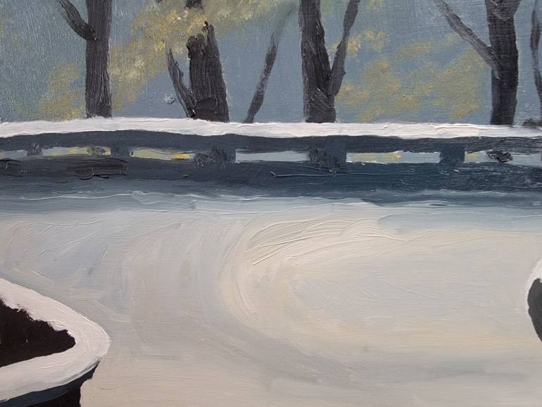 Original Contemporary Landscape Painting by Rochette Maryse