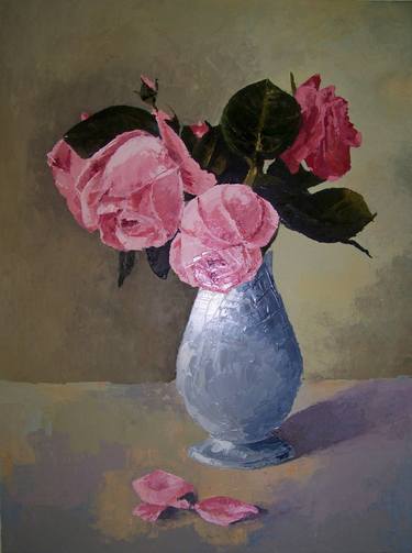 Original Floral Paintings by ROCHETTE MARYSE