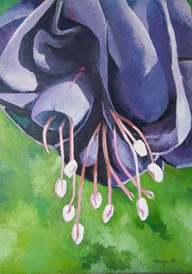 Original Floral Paintings by ROCHETTE MARYSE