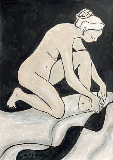 Original Nude Paintings by Juliet James