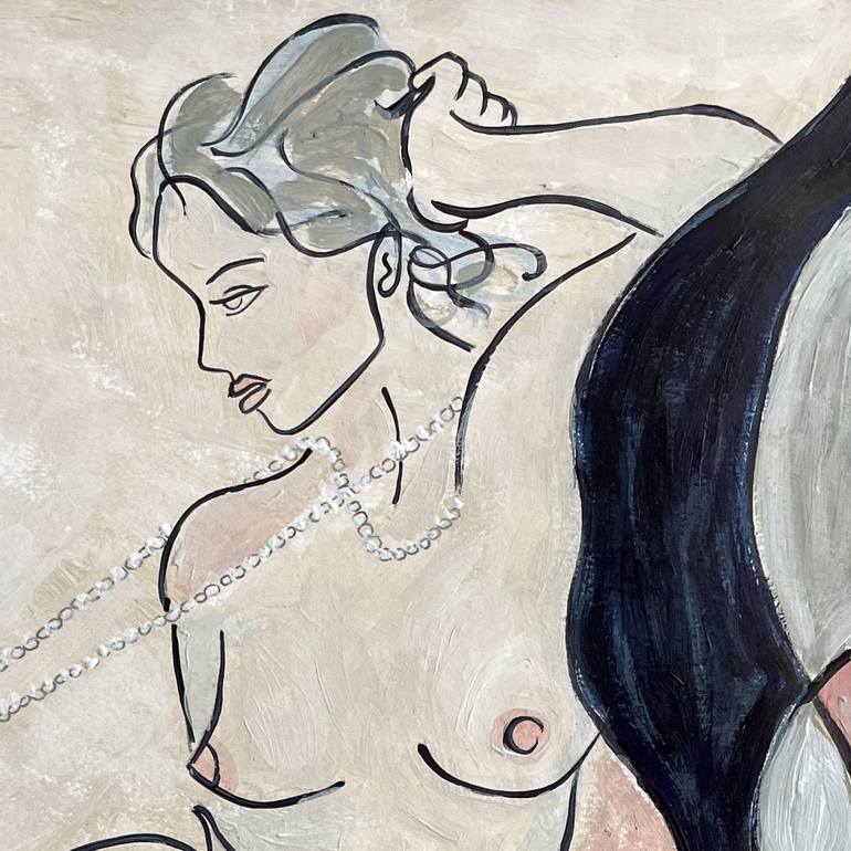 Original Nude Painting by Juliet James