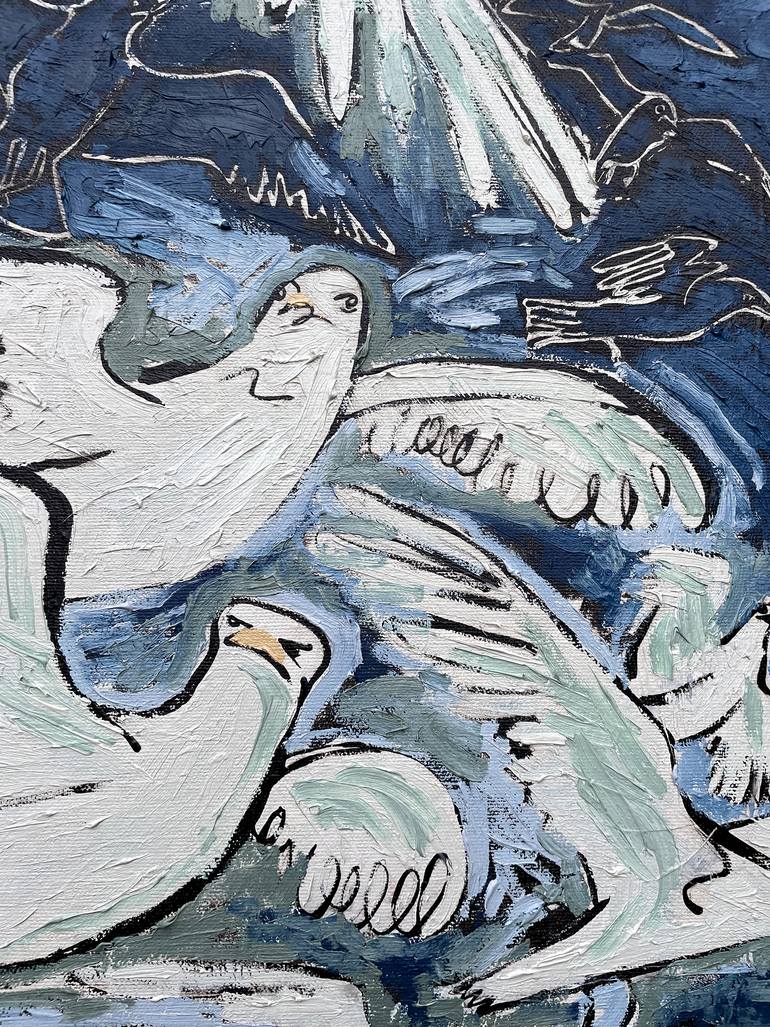 Original Contemporary Animal Painting by Juliet James