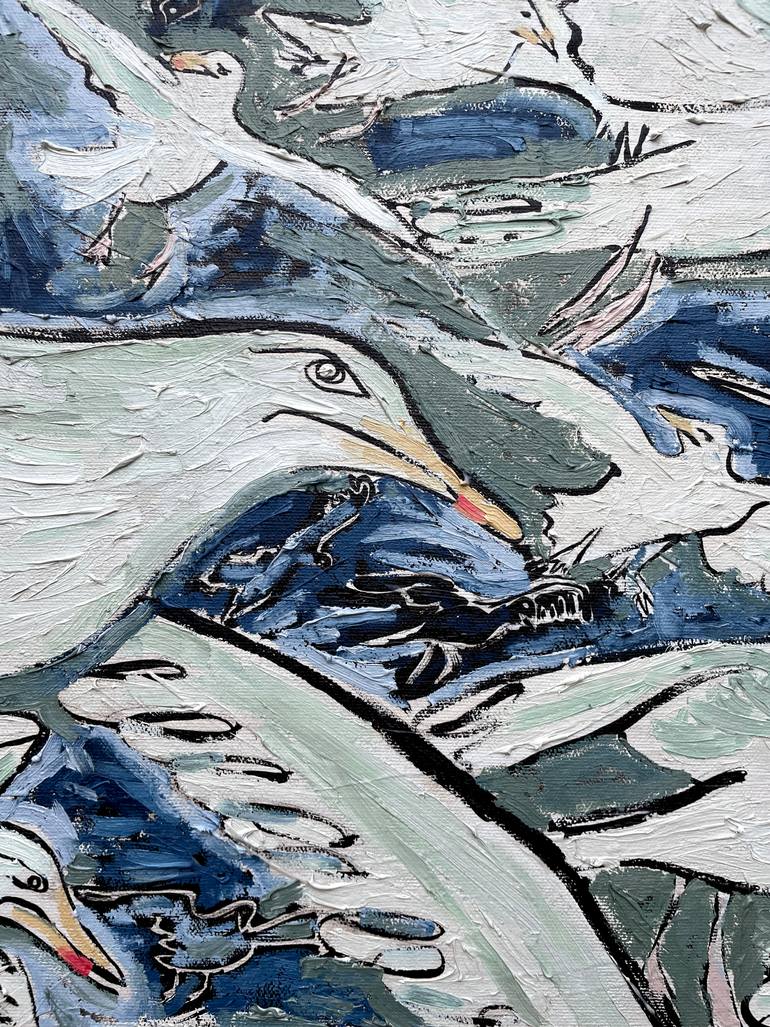 Original Contemporary Animal Painting by Juliet James