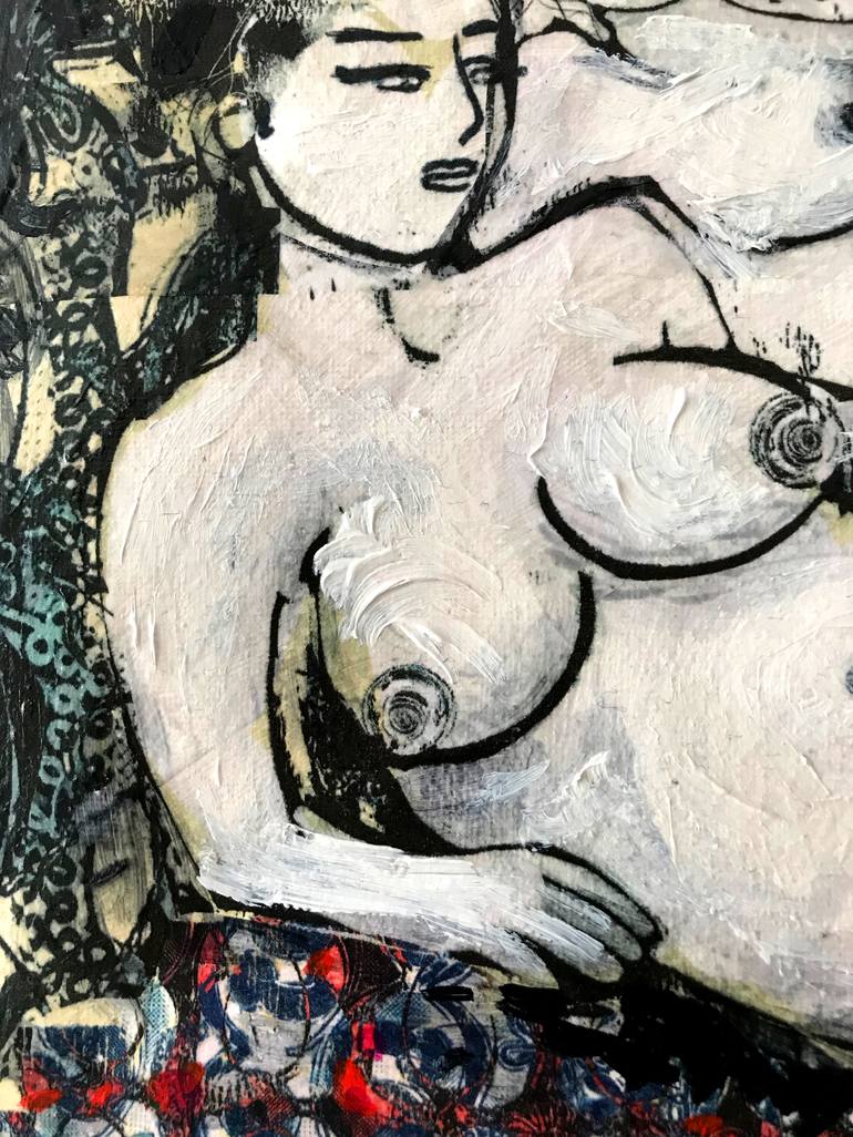 Original Erotic Painting by Juliet James