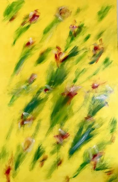 Original Abstract Expressionism Botanic Paintings by Gerd Eden