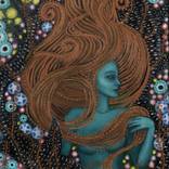 Mermaid with whale shark by Mon Jones
