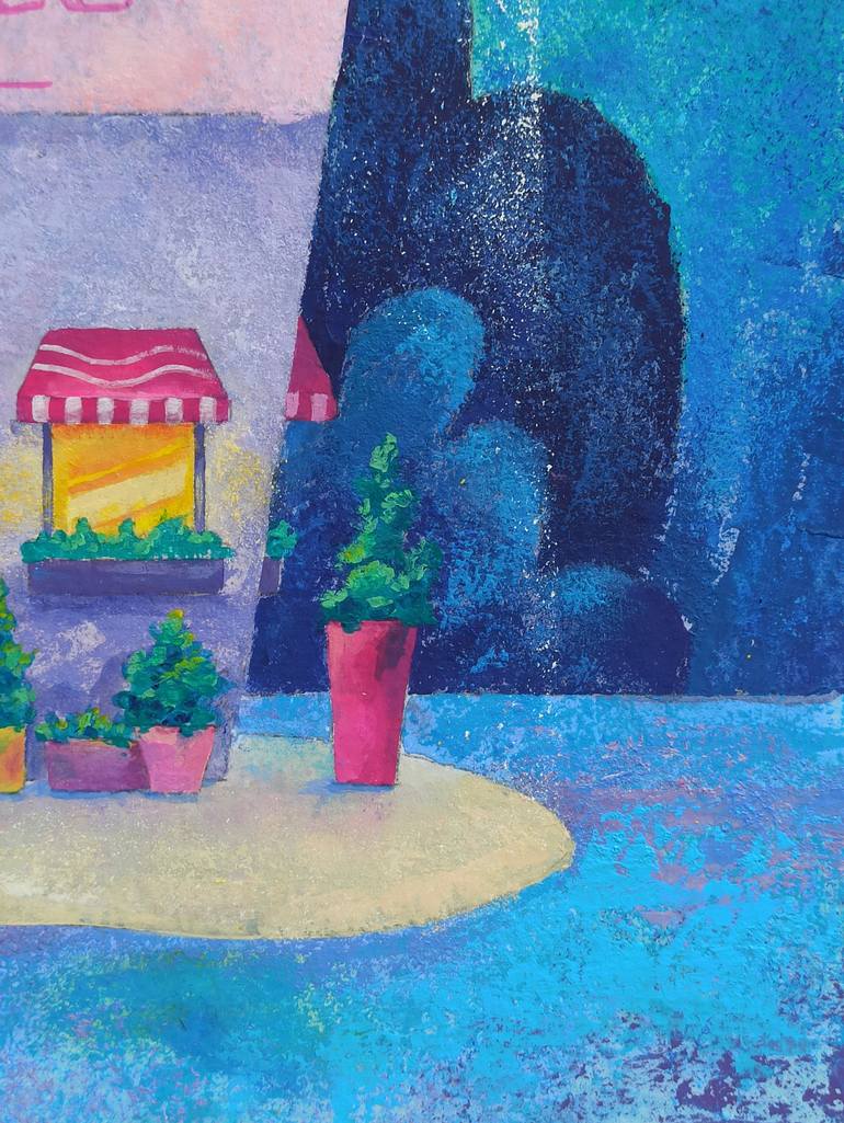 Original Contemporary Architecture Painting by Eleonora Rom