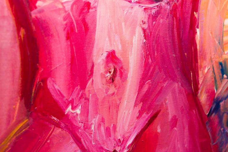 Original Abstract Nude Painting by Elsa Vainer