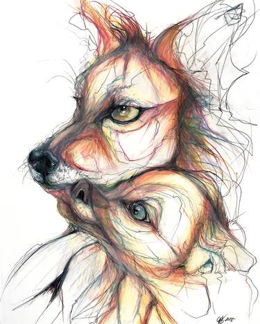 Original Animal Drawing by Cassandra Petruchyk