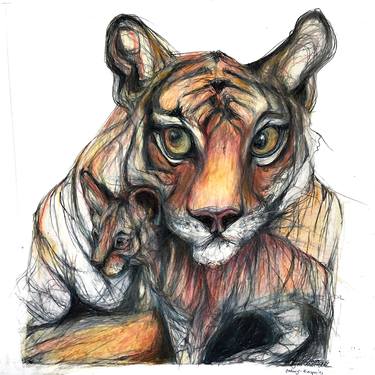 Original Animal Drawing by Cassandra Petruchyk