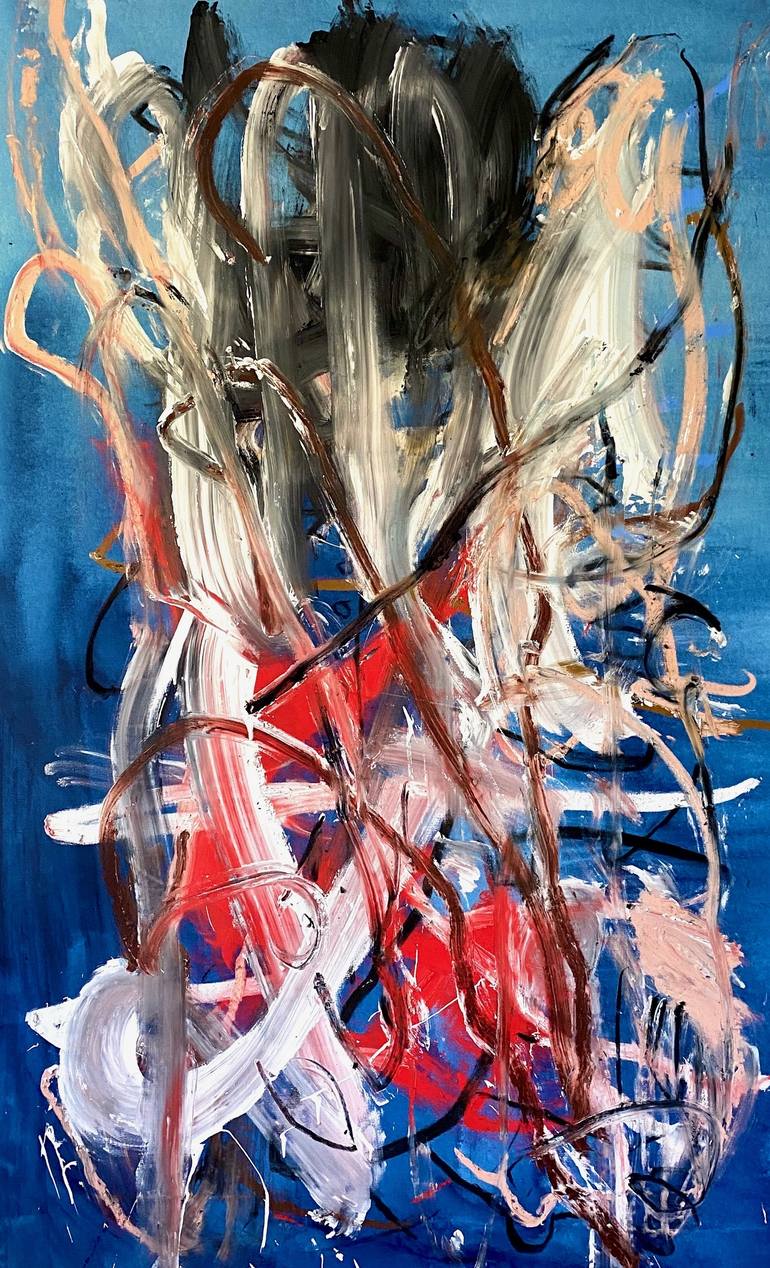 Original Abstract Expressionism Abstract Painting by Shane Bowden