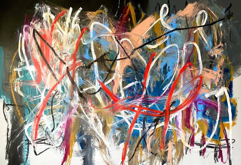 Original Abstract Expressionism Abstract Painting by Shane Bowden