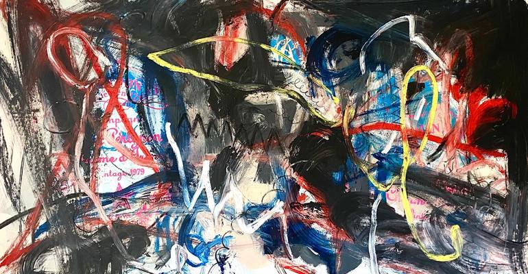 Original Abstract Expressionism Abstract Painting by Shane Bowden