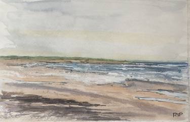 Original Impressionism Beach Paintings by Robert Petcher