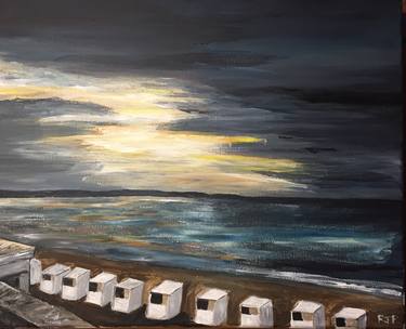 Original Impressionism Beach Paintings by Robert Petcher