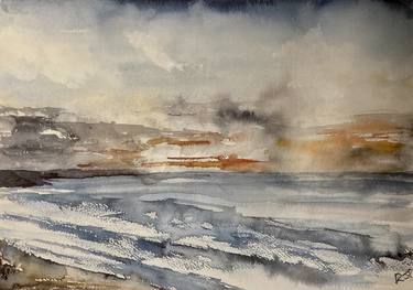 From Whitby to Sandsend - Watercolour thumb