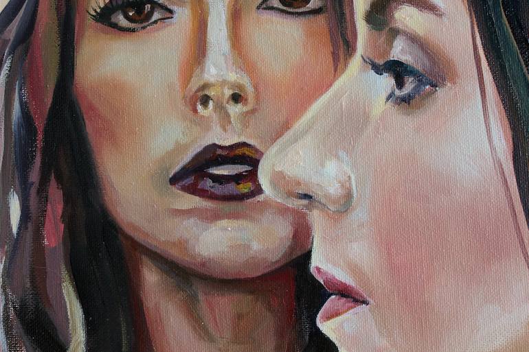 Original Realism Women Painting by Ekaterina Ivleva