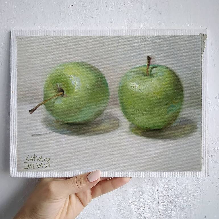 Original Realism Still Life Painting by Ekaterina Ivleva