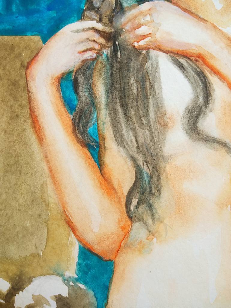 Original Nude Painting by Rifat Ara Mim